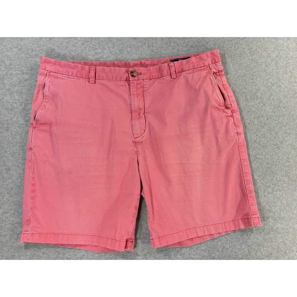 Vineyard Vines Cotton Flat Front BREAKER Shorts (Men's 42) Pink - 9"‎
